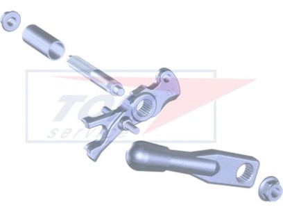 Páka ruční s vahadlem horní -A, AM- RINGFEDER typ 5050, 5055, 5090